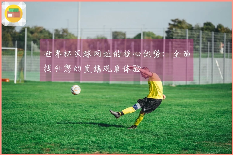 世界杯买球网址的核心优势：全面提升您的直播观看体验